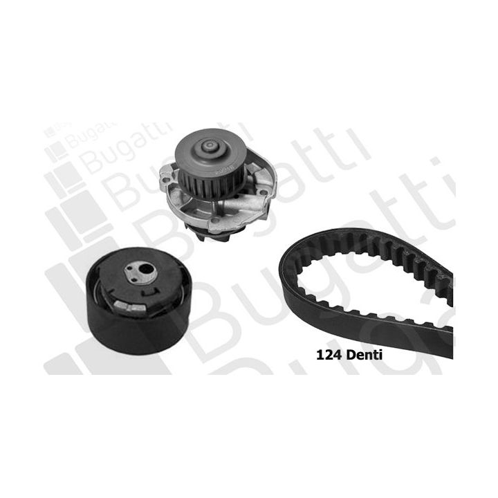 Vandens siurblio ir paskirstymo diržo komplektas BUGATTI KBU5943A