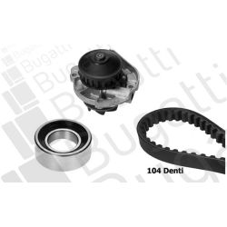 Vandens siurblio ir paskirstymo diržo komplektas BUGATTI KBU5945A