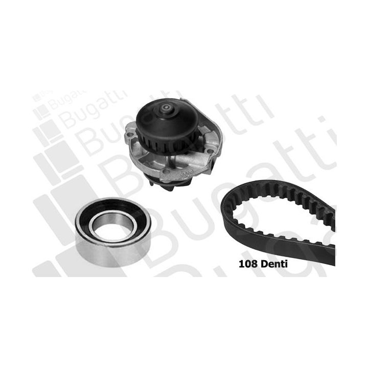 Vandens siurblio ir paskirstymo diržo komplektas BUGATTI KBU5945B