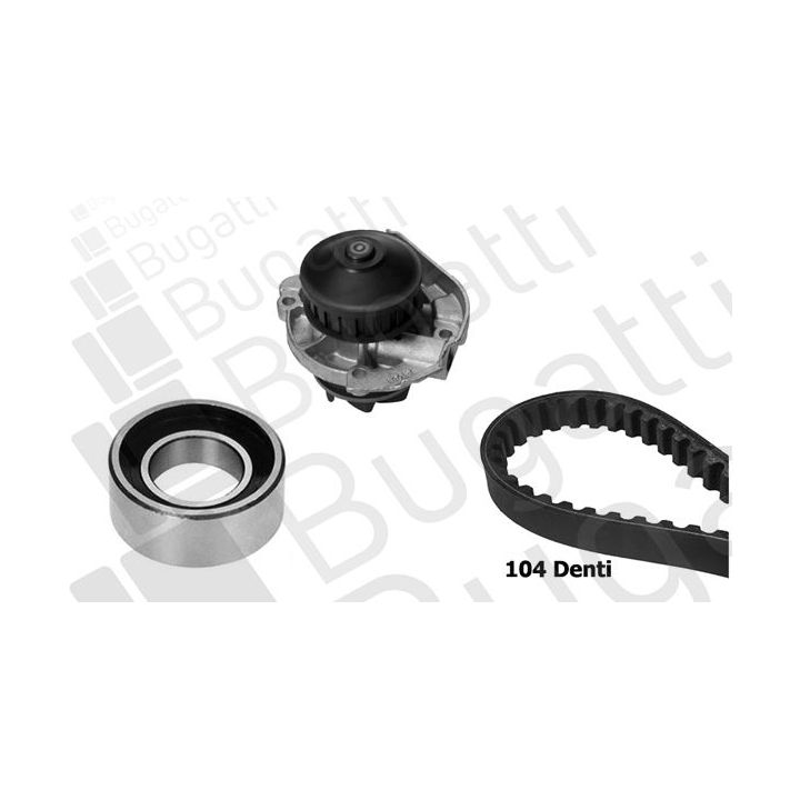 Vandens siurblio ir paskirstymo diržo komplektas BUGATTI KBU5945C