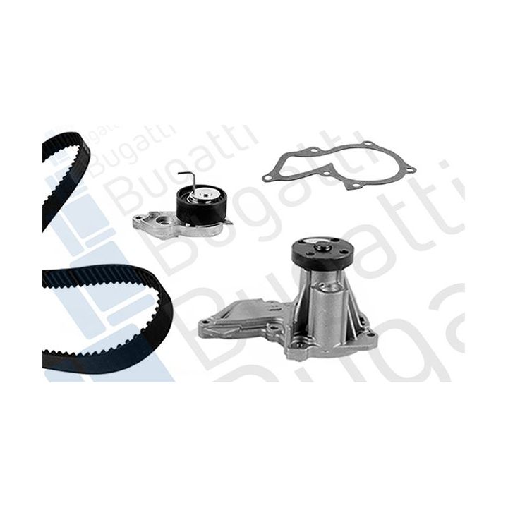Vandens siurblio ir paskirstymo diržo komplektas BUGATTI KBU6010A