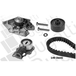 Vandens siurblio ir paskirstymo diržo komplektas BUGATTI KBU7405A