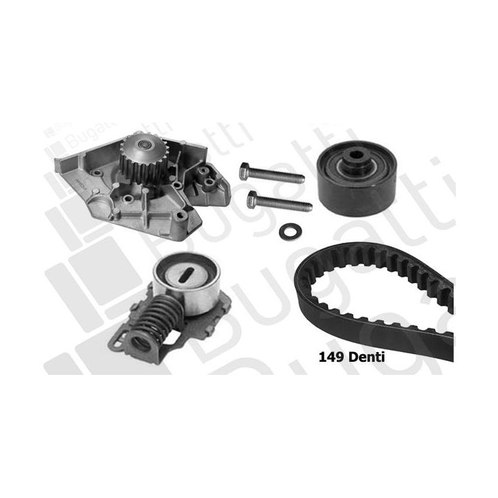 Vandens siurblio ir paskirstymo diržo komplektas BUGATTI KBU7405A