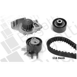 Vandens siurblio ir paskirstymo diržo komplektas BUGATTI KBU7409A