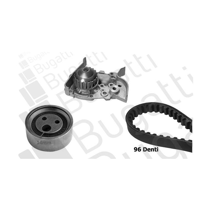 Vandens siurblio ir paskirstymo diržo komplektas BUGATTI KBU7715B