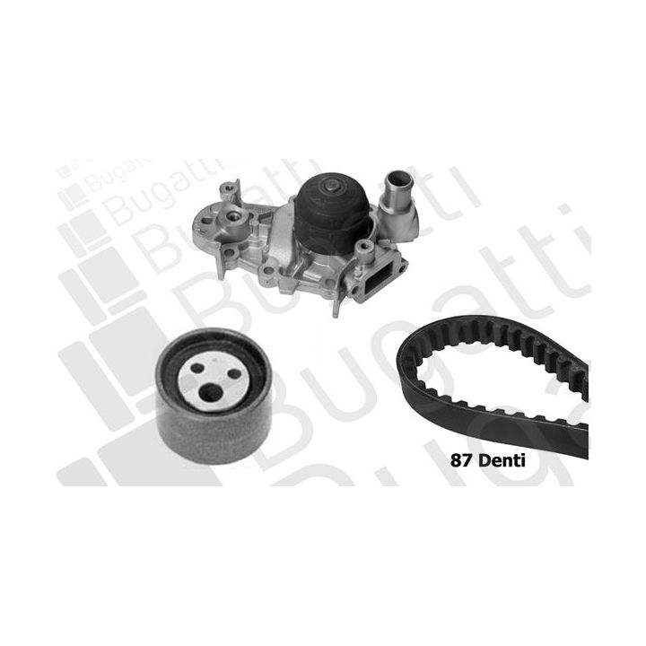 Vandens siurblio ir paskirstymo diržo komplektas BUGATTI KBU7717A