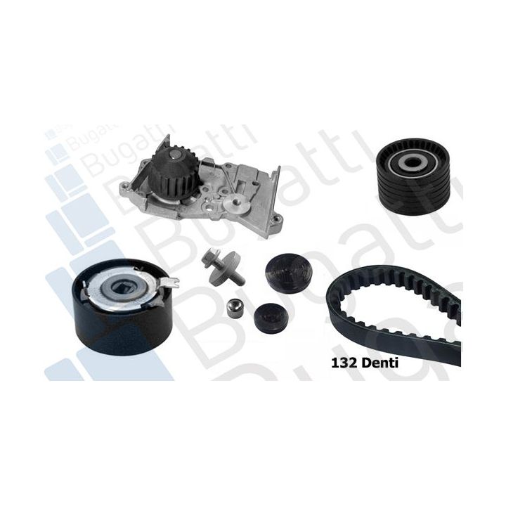 Vandens siurblio ir paskirstymo diržo komplektas BUGATTI KBU7718B