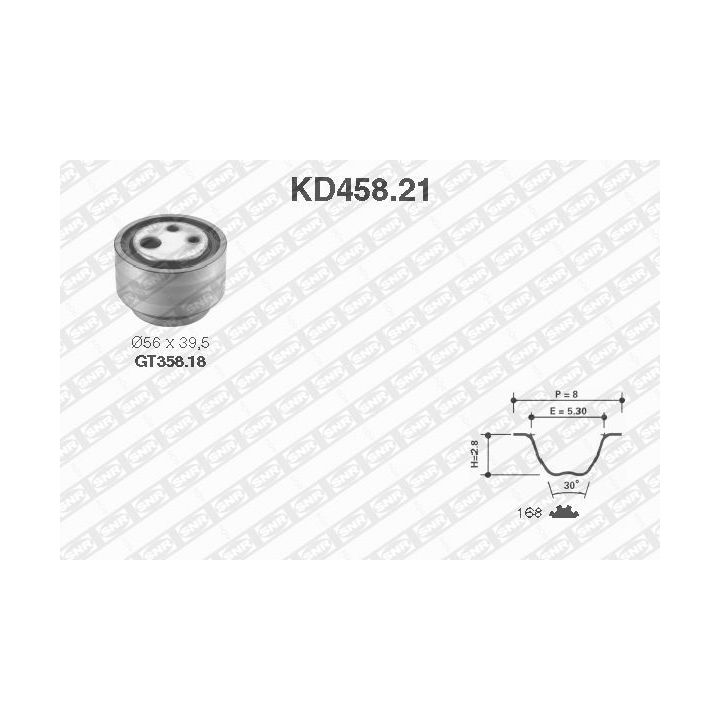 Paskirstymo diržo komplektas SNR KD458.21