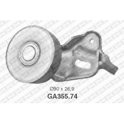 įtempiklio skriemulys, V formos rumbuotas diržas SNR GA355.74