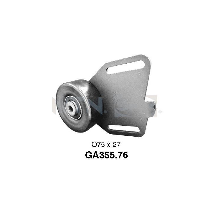 įtempiklio skriemulys, V formos rumbuotas diržas SNR GA355.76