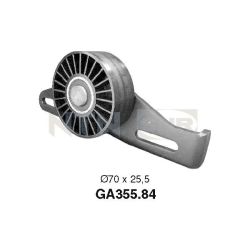 įtempiklio skriemulys, V formos rumbuotas diržas SNR GA355.84