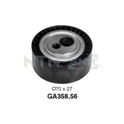 įtempiklio skriemulys, V formos rumbuotas diržas SNR GA358.56