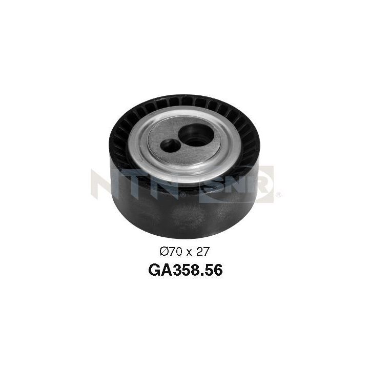 įtempiklio skriemulys, V formos rumbuotas diržas SNR GA358.56
