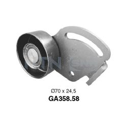 įtempiklio skriemulys, V formos rumbuotas diržas SNR GA358.58