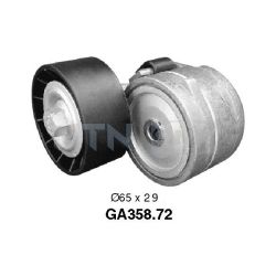 įtempiklio skriemulys, V formos rumbuotas diržas SNR GA358.72