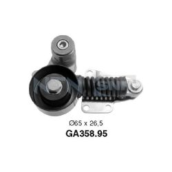 įtempiklio skriemulys, V formos rumbuotas diržas SNR GA358.95