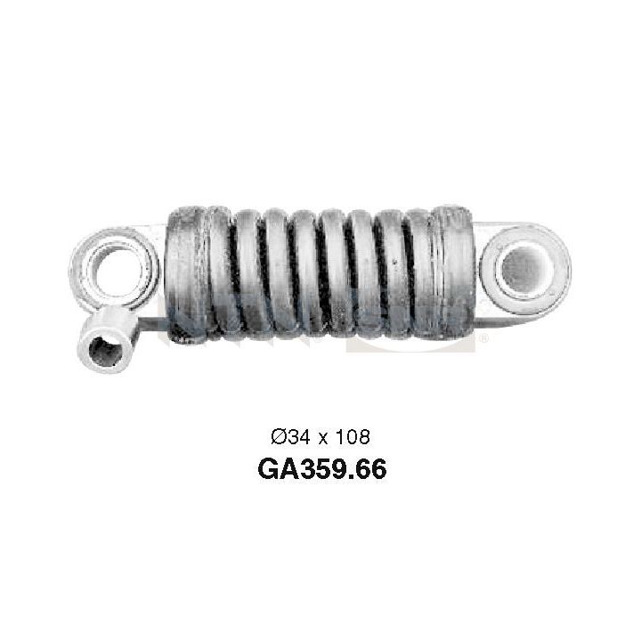įtempiklio skriemulys, V formos rumbuotas diržas SNR GA359.66