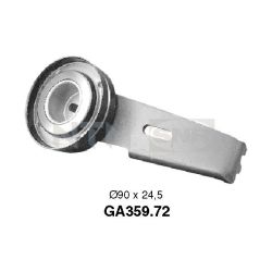 įtempiklio skriemulys, V formos rumbuotas diržas SNR GA359.72