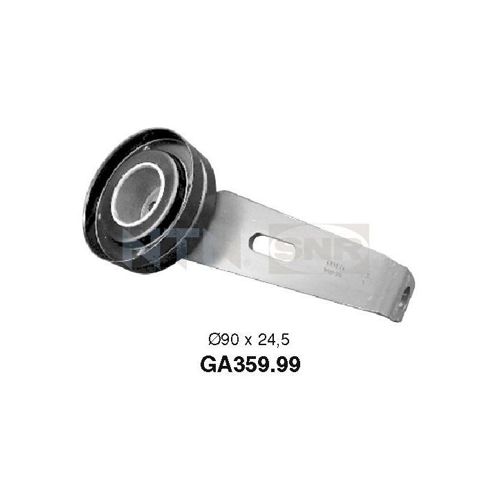 įtempiklio skriemulys, V formos rumbuotas diržas SNR GA359.99