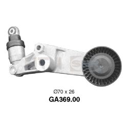 įtempiklio skriemulys, V formos rumbuotas diržas SNR GA369.00