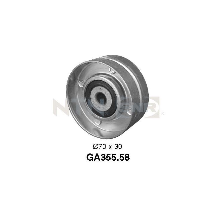 Kreipiantysis skriemulys, V formos rumbuotas diržas SNR GA355.58