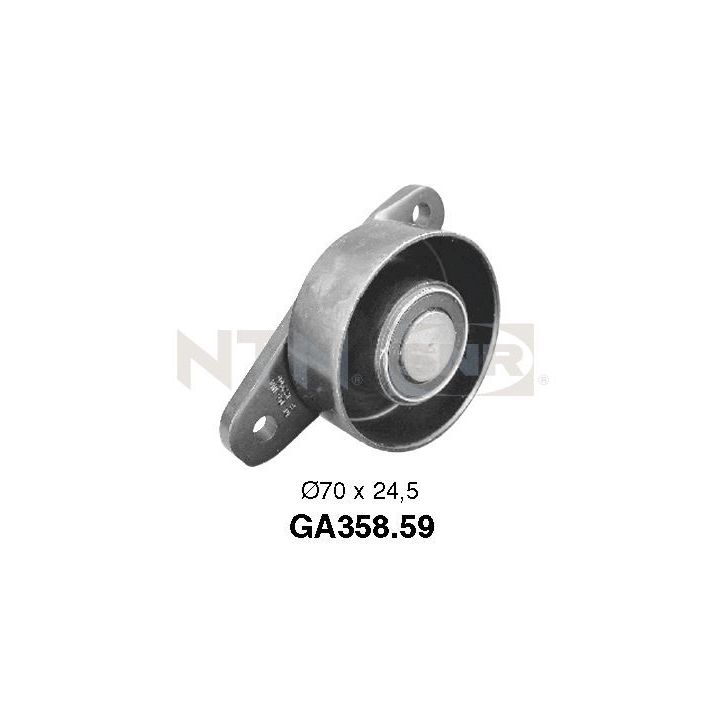 Kreipiantysis skriemulys, V formos rumbuotas diržas SNR GA358.59