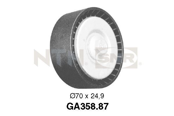 Kreipiantysis skriemulys, V formos rumbuotas diržas SNR GA358.87