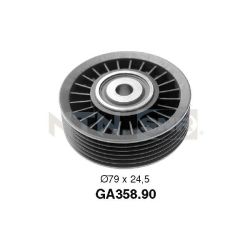 Kreipiantysis skriemulys, V formos rumbuotas diržas SNR GA358.90