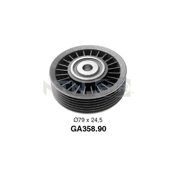 Kreipiantysis skriemulys, V formos rumbuotas diržas SNR GA358.90