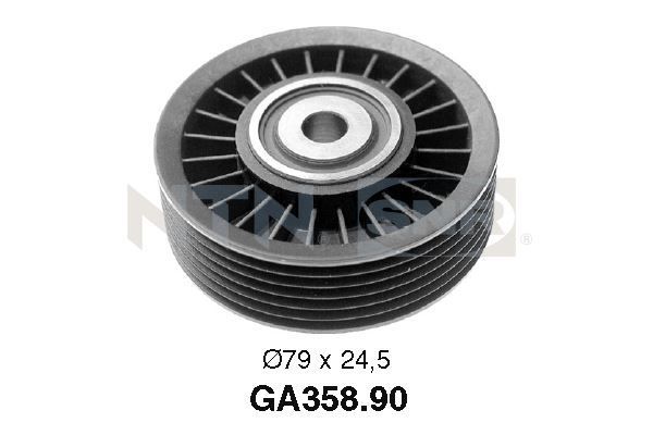 Kreipiantysis skriemulys, V formos rumbuotas diržas SNR GA358.90