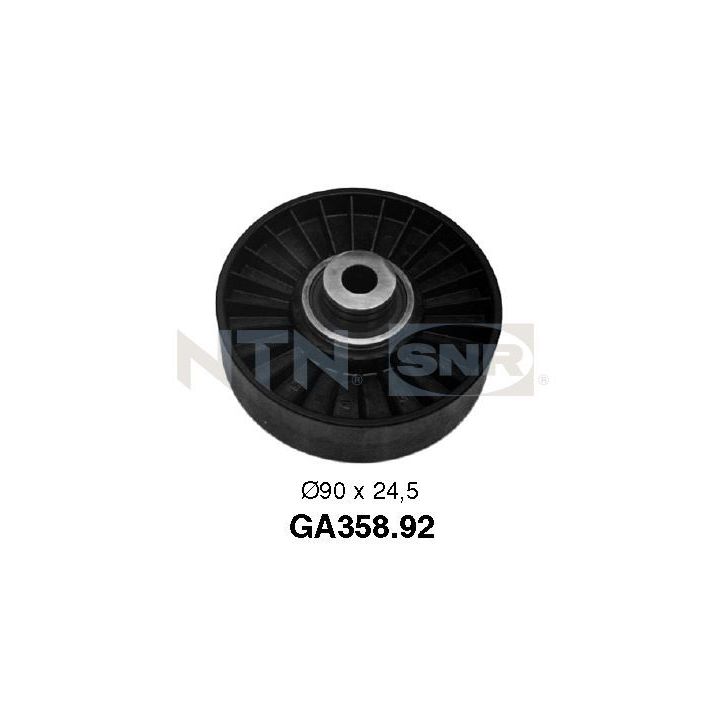 Kreipiantysis skriemulys, V formos rumbuotas diržas SNR GA358.92