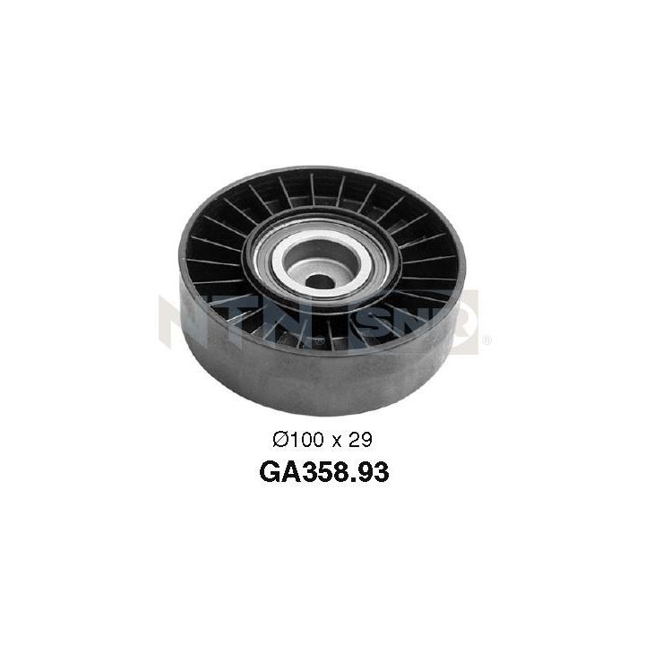 Kreipiantysis skriemulys, V formos rumbuotas diržas SNR GA358.93