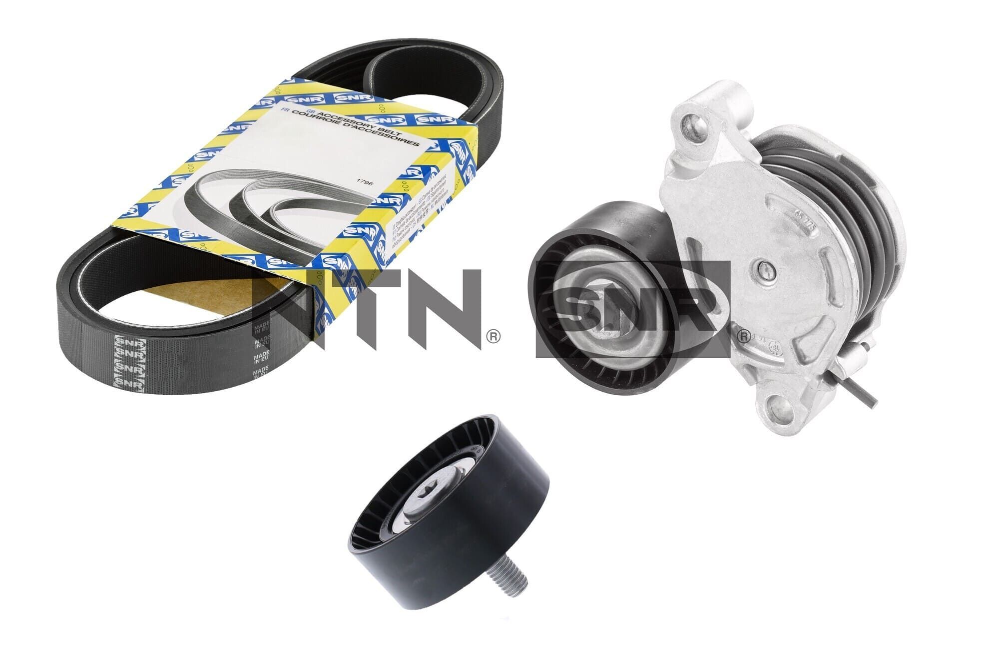 V formos rumbuotas diržas, komplektas SNR KA850.08