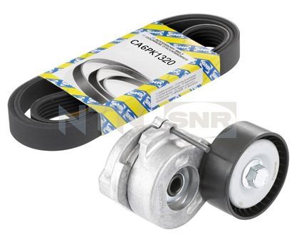 V formos rumbuotas diržas, komplektas SNR KA853.01