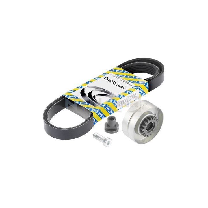 V formos rumbuotas diržas, komplektas SNR KA855.07