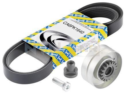 V formos rumbuotas diržas, komplektas SNR KA855.07