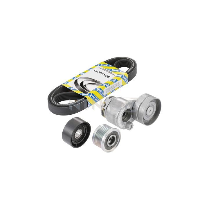 V formos rumbuotas diržas, komplektas SNR KA855.14