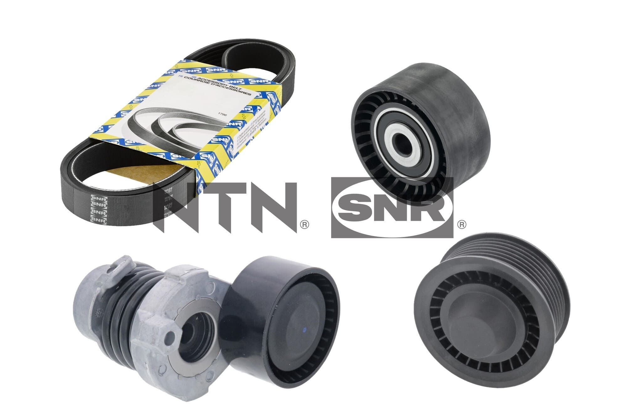 V formos rumbuotas diržas, komplektas SNR KA855.36