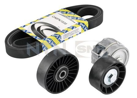 V formos rumbuotas diržas, komplektas SNR KA858.03