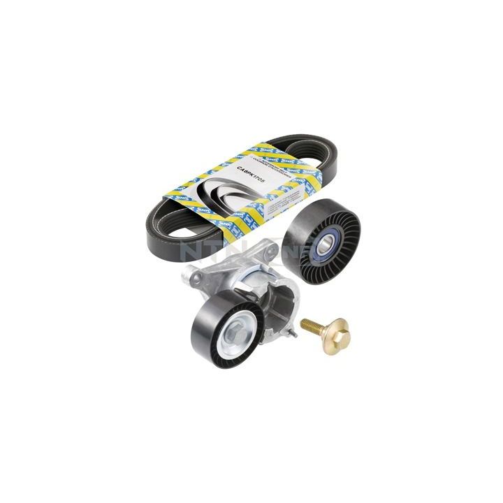 V formos rumbuotas diržas, komplektas SNR KA859.11