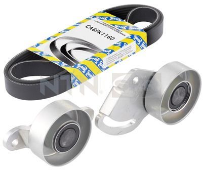 V formos rumbuotas diržas, komplektas SNR KA859.14