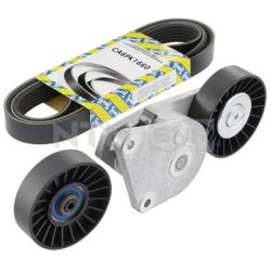 V formos rumbuotas diržas, komplektas SNR KA866.05