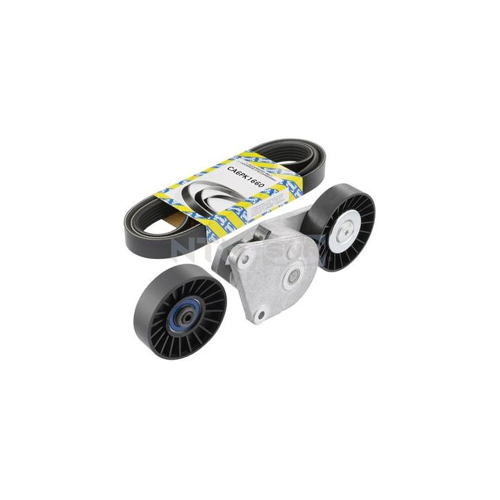 V formos rumbuotas diržas, komplektas SNR KA866.05