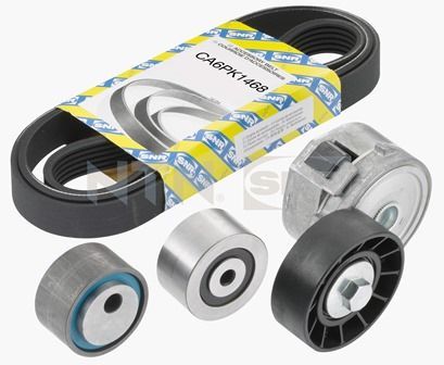 V formos rumbuotas diržas, komplektas SNR KA866.08