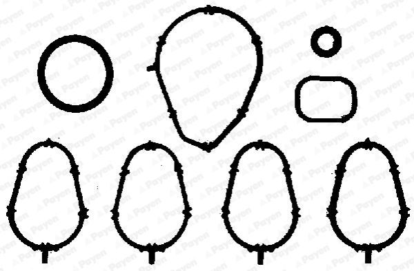 Tarpiklių rinkinys, įsiurbimo kolektorius PAYEN JA5010