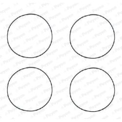 O žiedų komplektas, cilindro sraigtinė įvorė PAYEN HR564