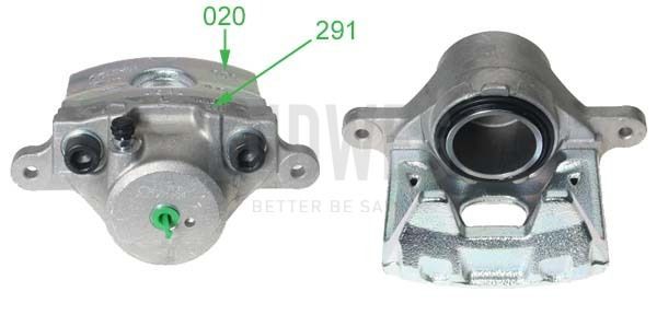 Stabdžių apkaba BUDWEG CALIPER 345624