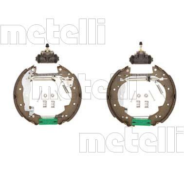 Stabdžių trinkelių komplektas METELLI 51-0072