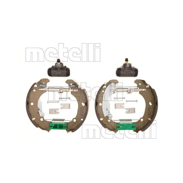 Stabdžių trinkelių komplektas METELLI 51-0089