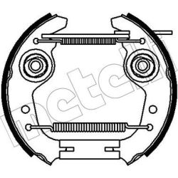 Stabdžių trinkelių komplektas METELLI 51-0348